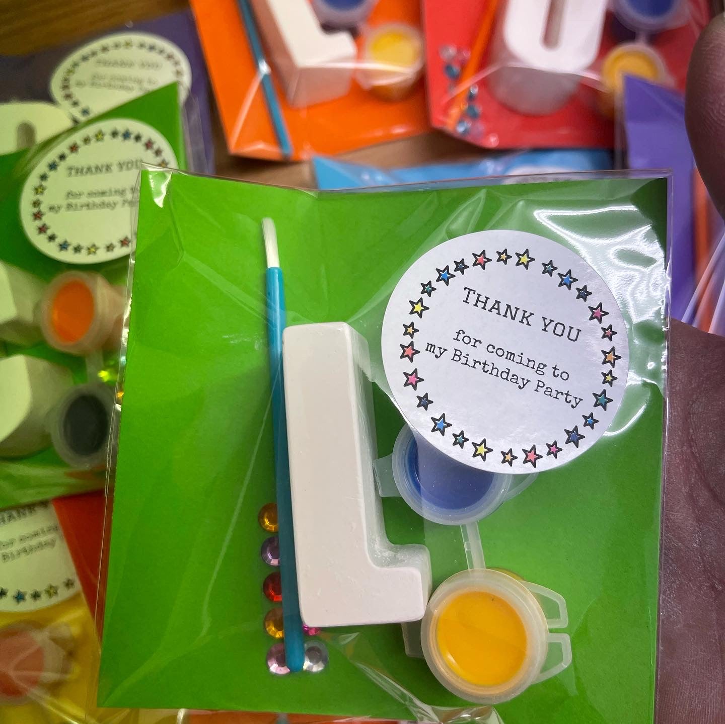 Initial Letter Kits -Personalised Party Bag Fillers