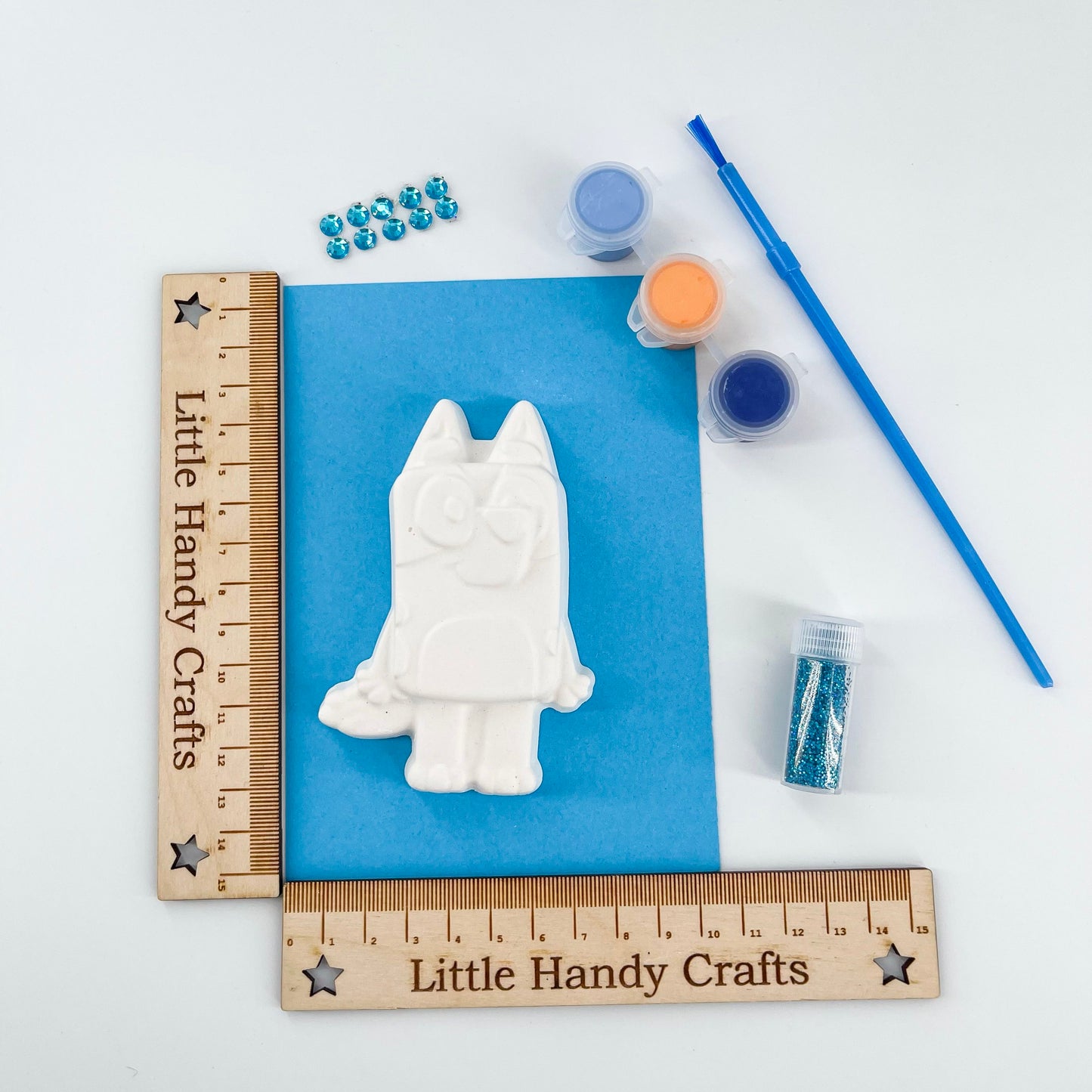Large Blue Dog Party Bags with Personalised Tags